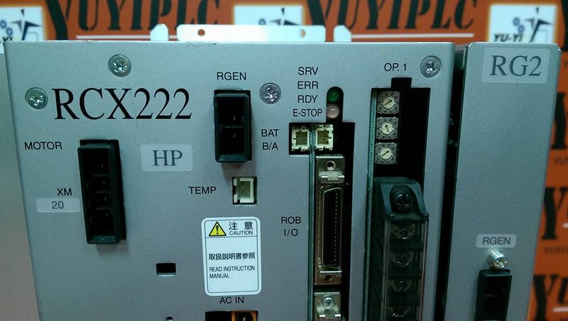 YAMAHA ROBOTICS CONTROLLER W/RG2 APPARATUS REPR RCX222 - PLC DCS